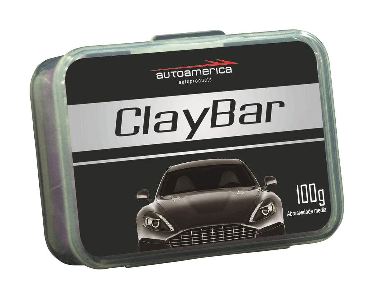 CLAY BAR ABRASIVIDADE MEDIA 100G AUTOAMERICA