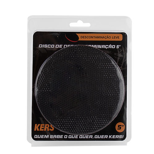 DISCO CLAYBAR DE DESCONTAMINACAO COM VELCRO SUAVE 5 POLEGADAS KERS