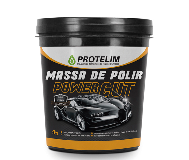 MASSA DE POLIR POWER CUT 1KG PROTELIM