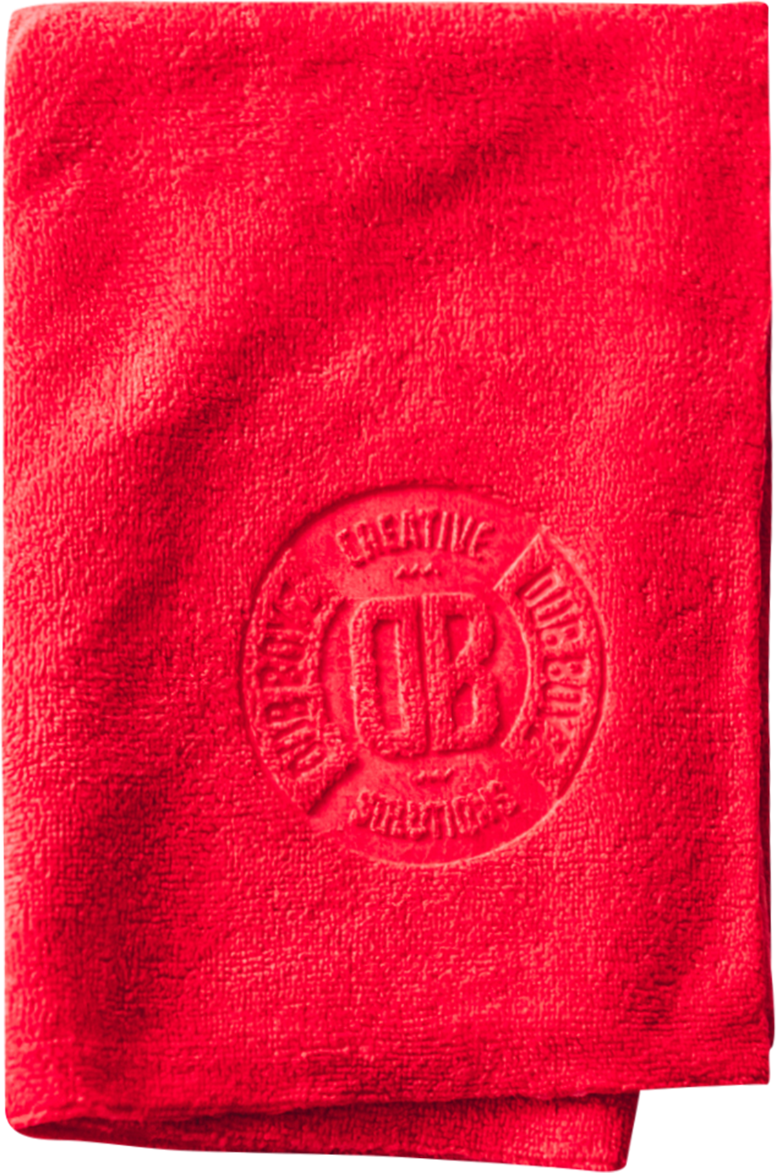 TOALHA DE MICROFIBRA DUB TOWEL VERMELHA 350 GSM 40x40 DBT004 DUB BOYZ
