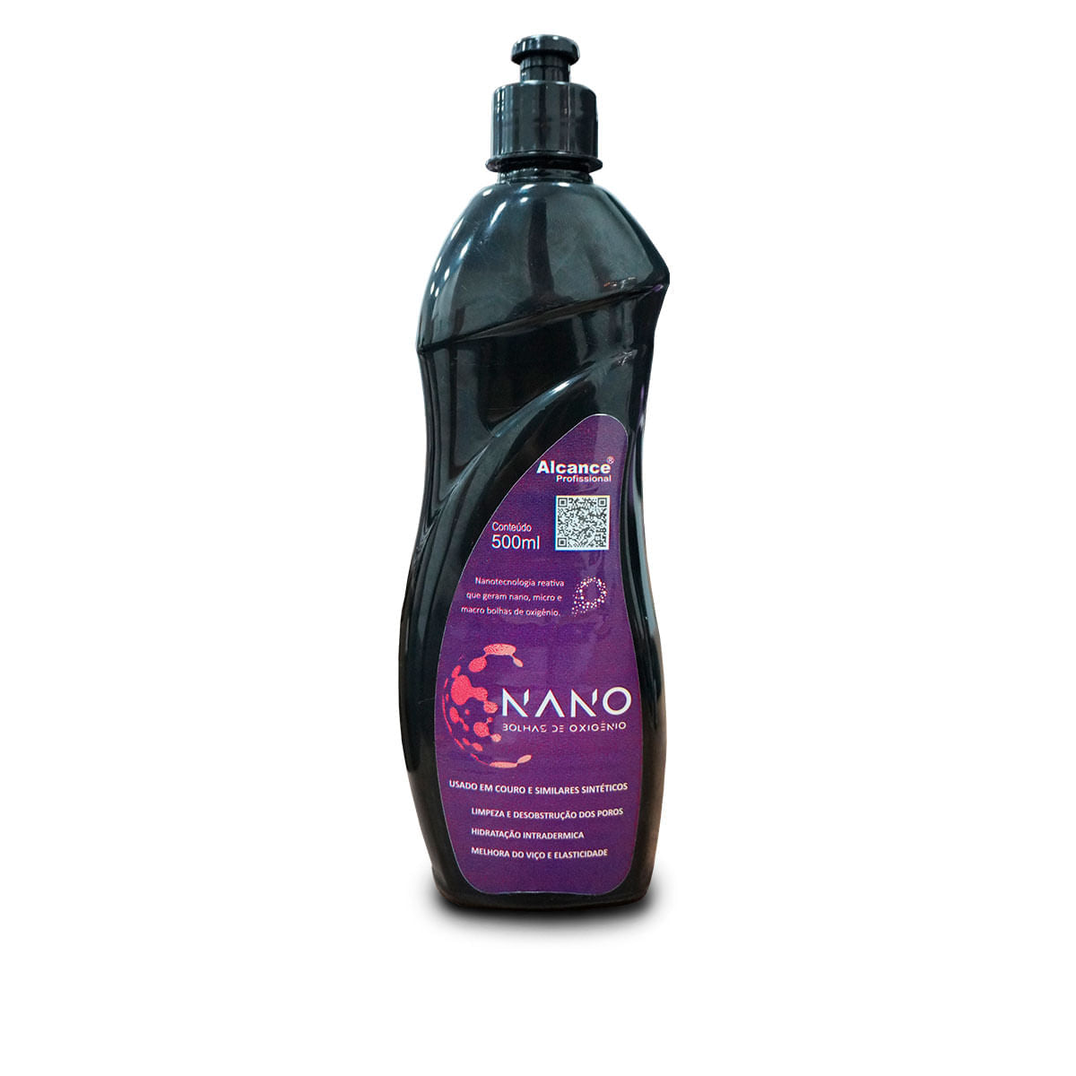 NANO BOLHA DE OXIGENIO LIMPEZA E HIDRATACAO DE COURO 500ML ALCANCE