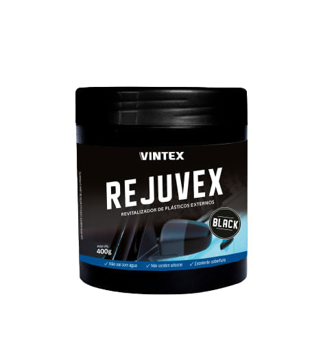 REJUVEX BLACK REVITALIZADOR PLASTICOS EXTERNO 400G VONIXX