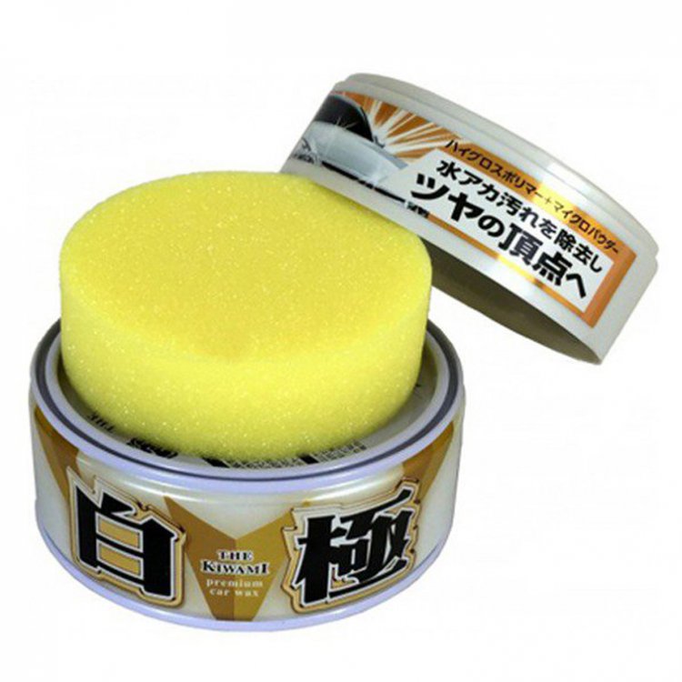 CERA EXTREME GLOSS WHITE CLEANER - SINTETICA + CARNAUBA 200G SOFT99