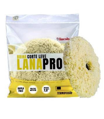 BOINA DUPLA FACE LANA PRO - FIO AMARELO - CORTE LEVE/REFINO LINCOLN