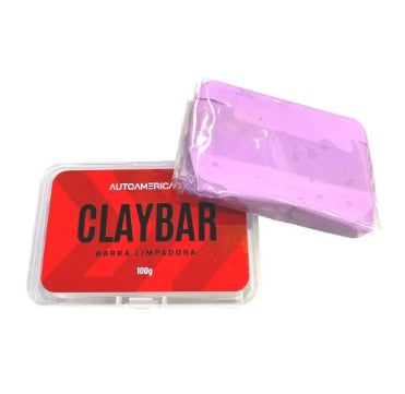 CLAY BAR ABRASIVIDADE MEDIA 100G AUTOAMERICA
