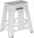 BANQUETA PLASTICA DOBRAVEL BRANCA 450MM VONDER