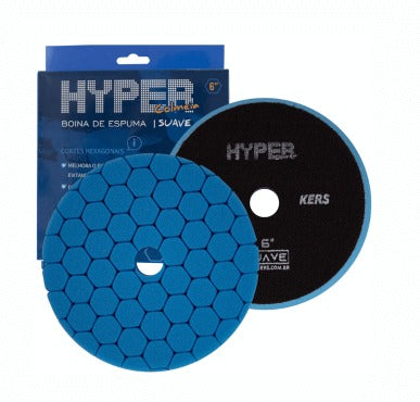 BOINA DE ESPUMA AZUL SUAVE HYPER 6 POLEGADAS KERS