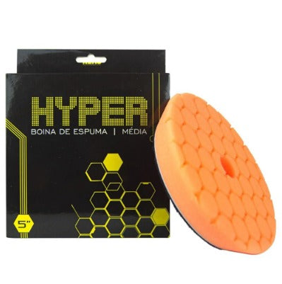 BOINA DE ESPUMA LARANJA HYPER REFINO 5 POLEGADAS KERS