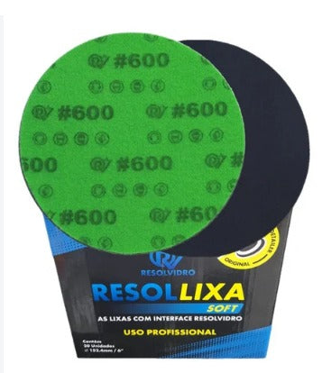 RESOLLIXA SOFT RESOLVIDRO 6 " 600