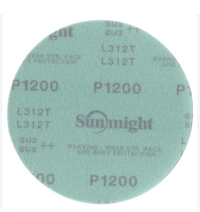 LIXA DISCO 127MM GRAO 1200 S/FURO FILM DISC SUNMIGHT  SONAX