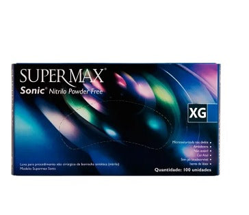 LUVA PROCED NITR. SONIC TAM XG SUPERMAX