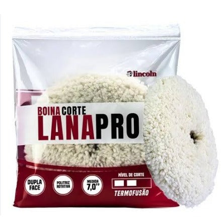 BOINA DUPLA FACE LANA PRO - FIO BRANCO - CORTE LINCOLN