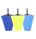JG 03 PCS BOINA POLIMENTO EM CONE VONIXX
