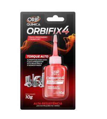 TRAVA PARAFUSO - VERMELHO 10G ORBIFIX ORBI QUIMICA