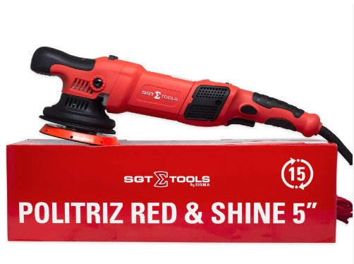 POLITRIZ ROTO ORBITAL RED E SHINE 5 " SGT5116 110V 15MM 900W SGT TOOLS