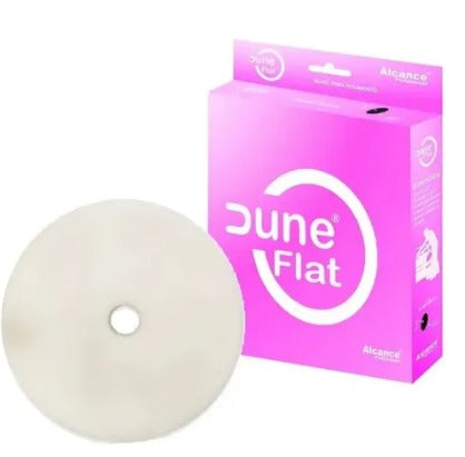 Boina DUNE de Espuma Flat Branca macia 5" (com furo)