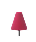 CONE DE POLIMENTO DE RODAS E CANTOS 80MM EIXO 6MM VERMELHO  MACIO10647