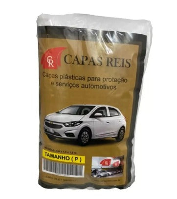 CAPA PLASTICA TRANSPARENTE PARA CARRO COM ELASTICO TAMANHO P CAPAS REIS