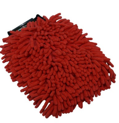 LUVA DE MICROFIBRA COM TENTACULOS DUPLA FACE 1600GSM VERMELHA SGT TOOLS