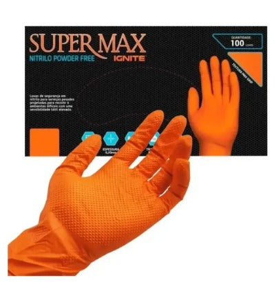 LUVA NITRILICA EG 100UN SUPERMAX