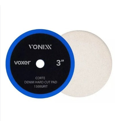 BOINA JEANS VOXER BRANCA CORTE 3 POLEGADAS VONIXX