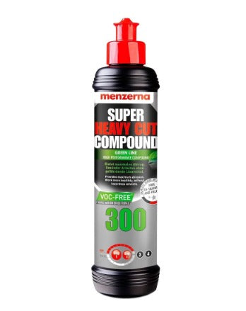 COMPOSTO POLIDOR SUPER HEAVY CUT COMPOUND 300 GREEN LINE 250ML MENZERNA