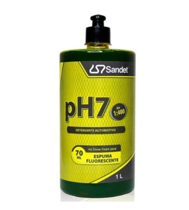DETERGENTE AUTOMOTIVO PH7 ESPUMA FLUORESCENTE 1L SANDET