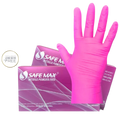 LUVA PROCED NITR. ROSA SAFEMAX TAM M SUPERMAX