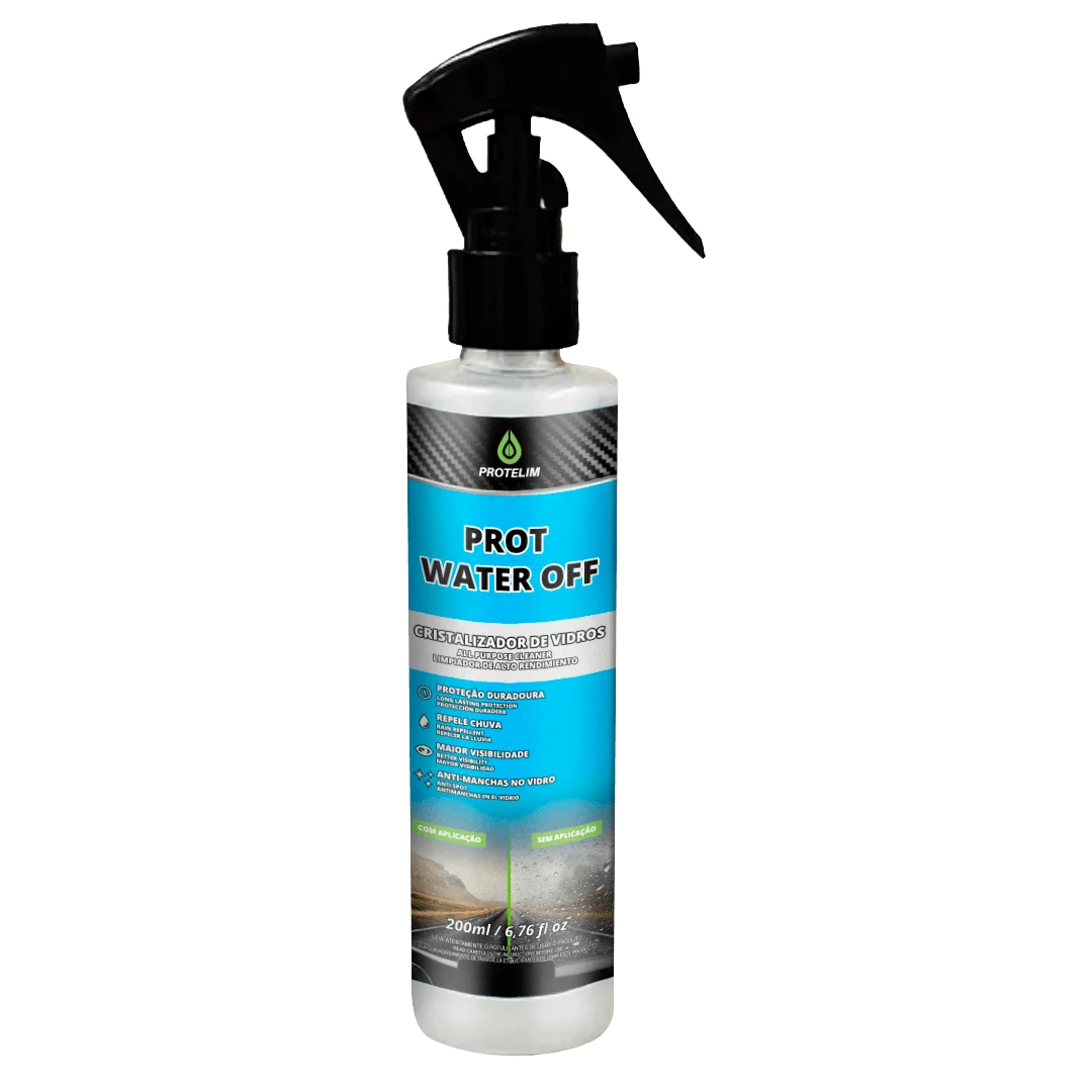 CRISTALIZADOR DE VIDRO PROT WATER OFF 200ML PROTELIM